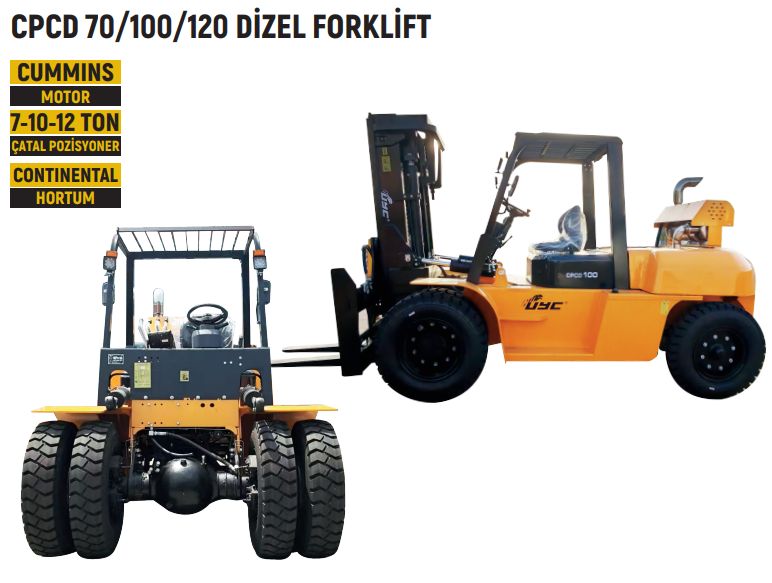 CPCD 70/100/120 DİZEL FORKLİFT