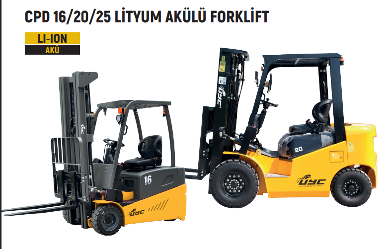 CPD 16/20/25 LİTYUM AKÜLÜ FORKLİFT