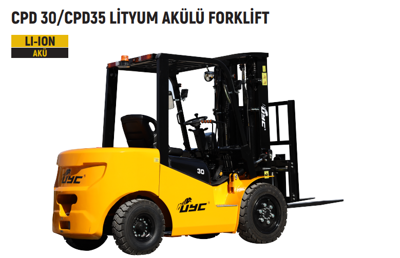 CPD 30/CPD35 LİTYUM AKÜLÜ FORKLİFT